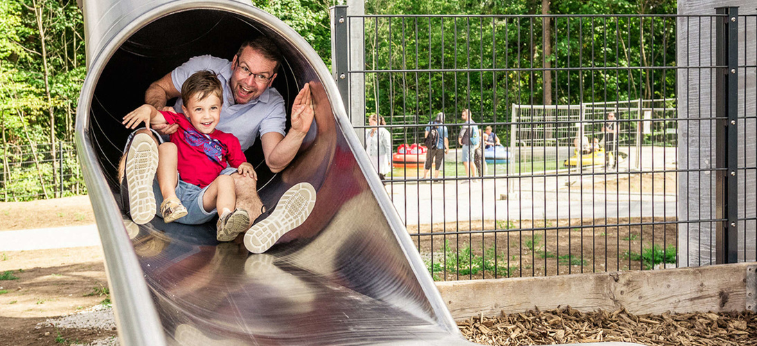 Tunnel slides bring fun and action